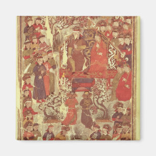 Ms. Supp. Pers.Genghis Khan and his wife Magnet