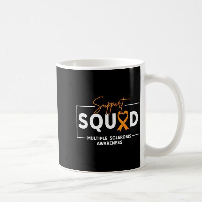 Ms support squad multiple sclerosis awareness coffee mug (Right)