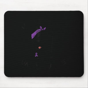 Ms Unbreakable Ribbon Lupus Awareness Women Motiva Mouse Pad