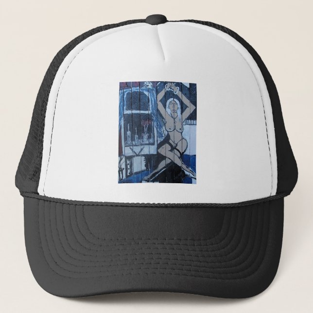 MS VALDEZ NEXT TO WINDOW TRUCKER HAT (Front)