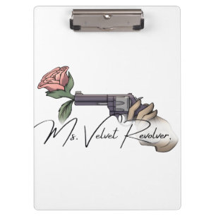Ms. Velvet Revolver Brand Logo 2025 Clipboard
