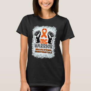 Ms Warrior Indestructible Multiple Sclerosis Aware T-Shirt