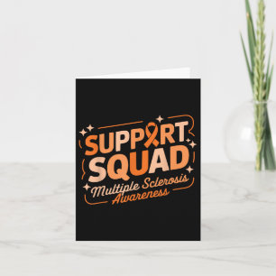 Ms Warrior Ms Support Squad Multiple Sclerosis Awa Card
