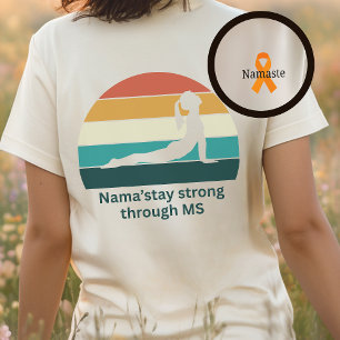 MS warrior, multiple sclerosis, yoga lover gift  Tri-Blend Shirt