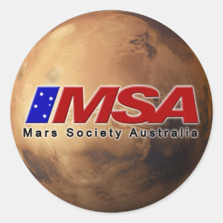 MSA Round Sticker