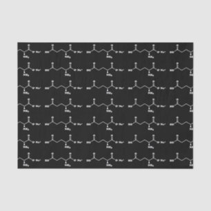 MSG Monosodium Glutamate Molecule Chemical Formula Tissue Paper