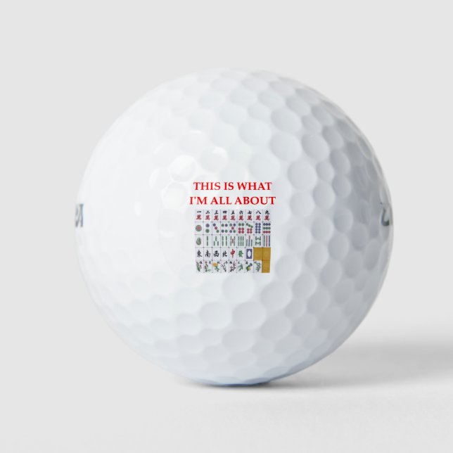 MSHJONG GOLF BALLS (Front)
