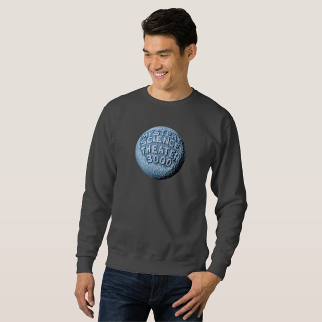 MST3K Moon Sweatshirt (Dark Grey) (Front Full)