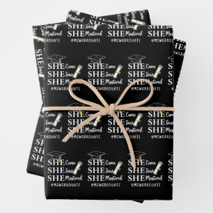 MSW Master’s Degree Master of Social Work Graduate Wrapping Paper Sheet