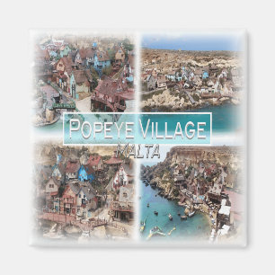 MT0017 Europe, Malta, Popeye Village, fridge Magnet