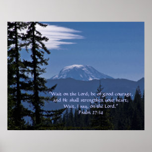 Mt. Adams 2 w/Scripture Verse Poster