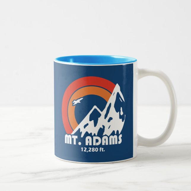 Mt. Adams Sun Eagle Two-Tone Coffee Mug (Right)