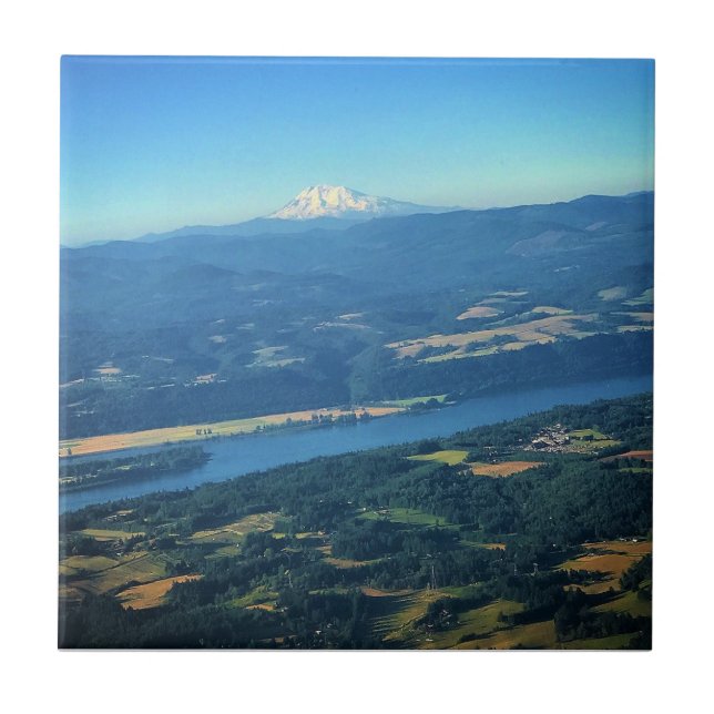 Mt. Adams, Washington Ceramic Tile (Front)