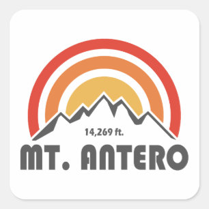 Mt. Antero Square Sticker