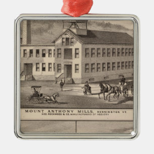 Mt. Anthony Mills Metal Tree Decoration