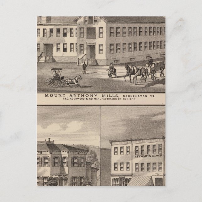 Mt. Anthony Mills Postcard (Front)