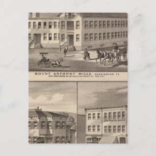 Mt. Anthony Mills Postcard