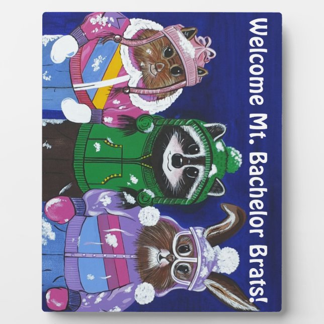 Mt. Bachelor Brats Plaque (Front)