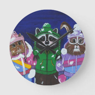 Mt. Bachelor Brats Round Clock