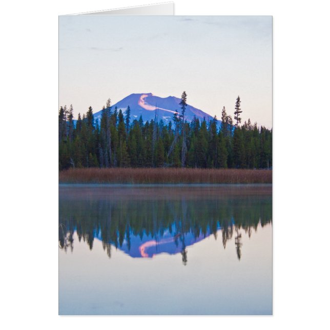 Mt Bachelor from Little Lava Lake, Oregon (Front)