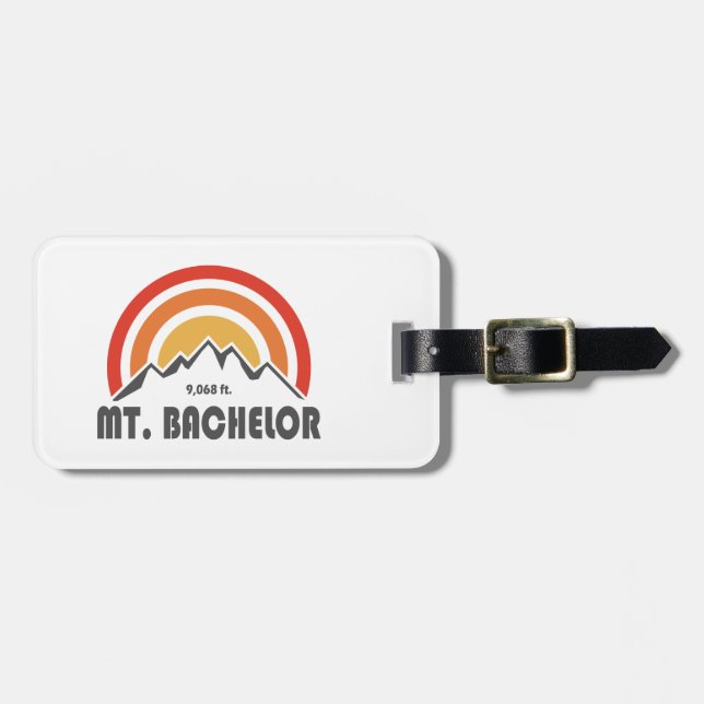 Mt. Bachelor Luggage Tag (Front Horizontal)