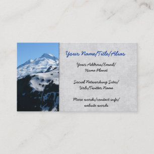 Mt Baker In July Business Card