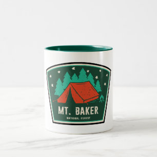 Mt. Baker National Forest Camping Two-Tone Coffee Mug