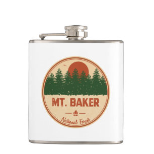 Mt. Baker National Forest Hip Flask