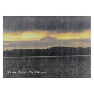 Mt. Baker Volcano Cutting Board