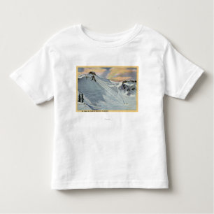 Mt. Baker, Washington - View of Mt. Baker Ski Toddler T-Shirt