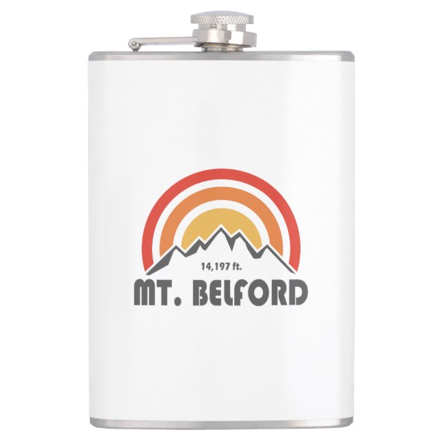 Mt. Belford Hip Flask (Front)