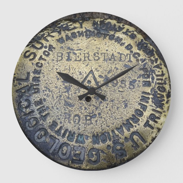 Mt. Bierstadt 14er Fourteener Clock (Front)