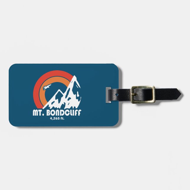 Mt. Bondcliff New Hampshire Sun Eagle Luggage Tag (Front Horizontal)