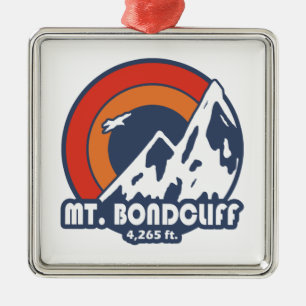 Mt. Bondcliff New Hampshire Sun Eagle Metal Ornament
