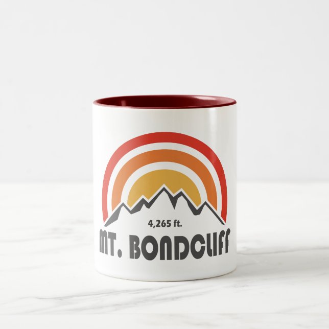 Mt. Bondcliff New Hampshire Two-Tone Coffee Mug (Center)