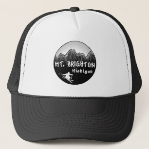 Mt. Brighton Michigan skier Trucker Hat