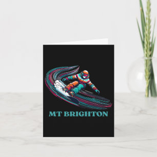 Mt Brighton Michigan Snowboarding Card