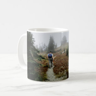 Mt Brown lookout - Glacier National Park Coffee Mug