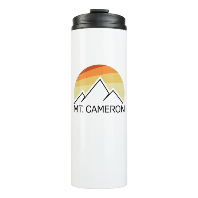 Mt. Cameron Retro Thermal Tumbler (Front)
