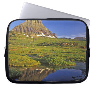 Mt Clements reflects into small pool at Logan Laptop Sleeve
