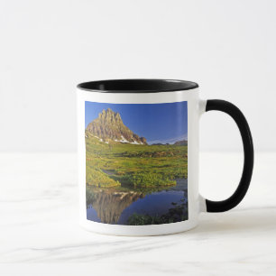 Mt Clements reflects into small pool at Logan Mug