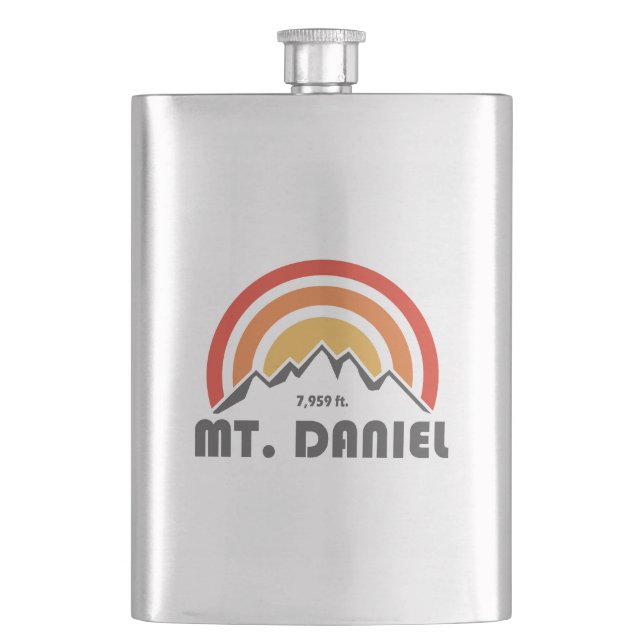 Mt. Daniel Washington Hip Flask (Front)