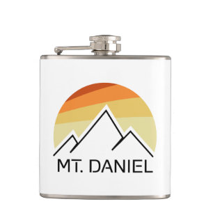 Mt. Daniel Washington Retro Hip Flask