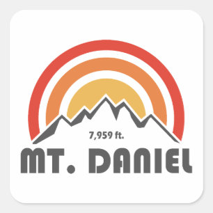 Mt. Daniel Washington Square Sticker