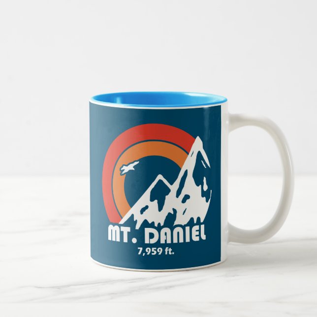 Mt. Daniel Washington Sun Eagle Two-Tone Coffee Mug (Right)