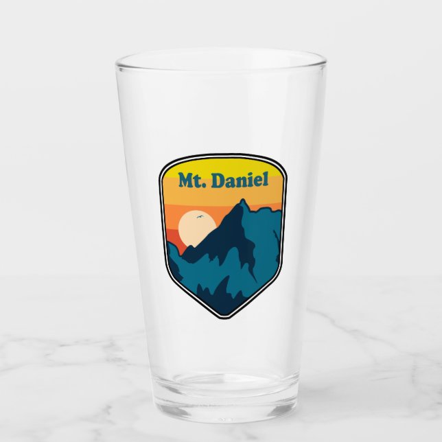Mt. Daniel Washington Sunrise Glass (Front)