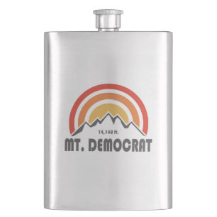 Mt. Democrat Hip Flask