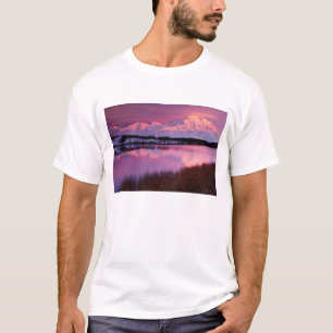 Mt. Denali at sunset from Reflection Pond T-Shirt