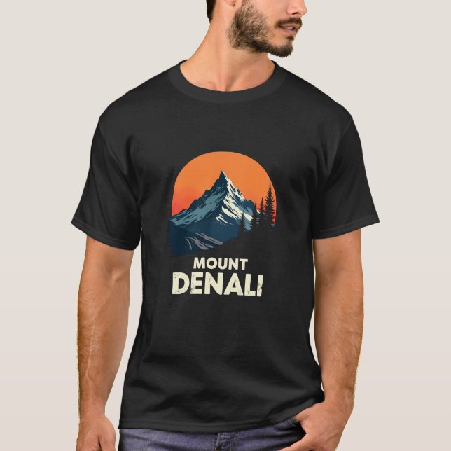 Mt Denali National Park - Alaska’s Iconic Mountain T-Shirt (Front)
