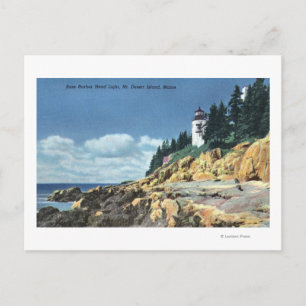 Mt. Desert Island, Bass Harbour Head Lighthouse Postcard